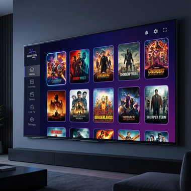 Interface TV Smarters Pro IPTV 2026